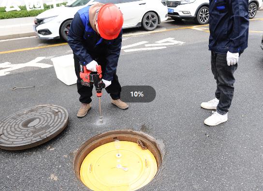 智能電子鎖井蓋：一“蓋”了之，井蓋不怕丟