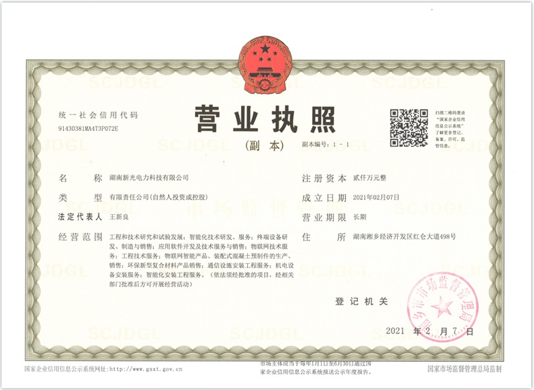 重磅！湖南新光電力科技有限公司成立！